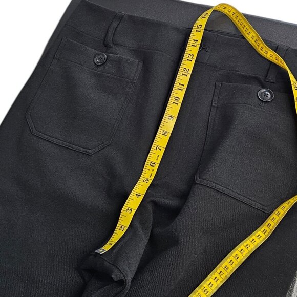 Anthropologie Maeve The Colette Knit Crop Wide-Leg Pants, High Rise, Black, 34 - Picture 5 of 11